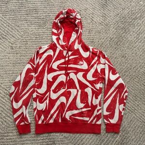 Nike NSW Club Fleece Pullover Hoodie – University Red (CK2230-657)